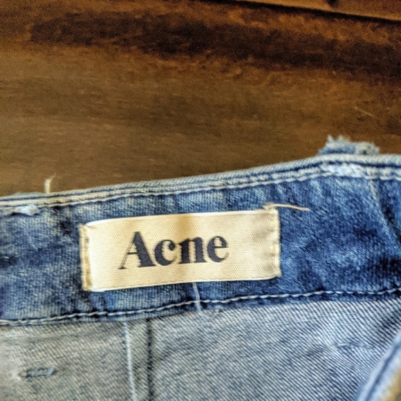 Acne Skin Rocca Blue Wash Jeans - Picture 6 of 7